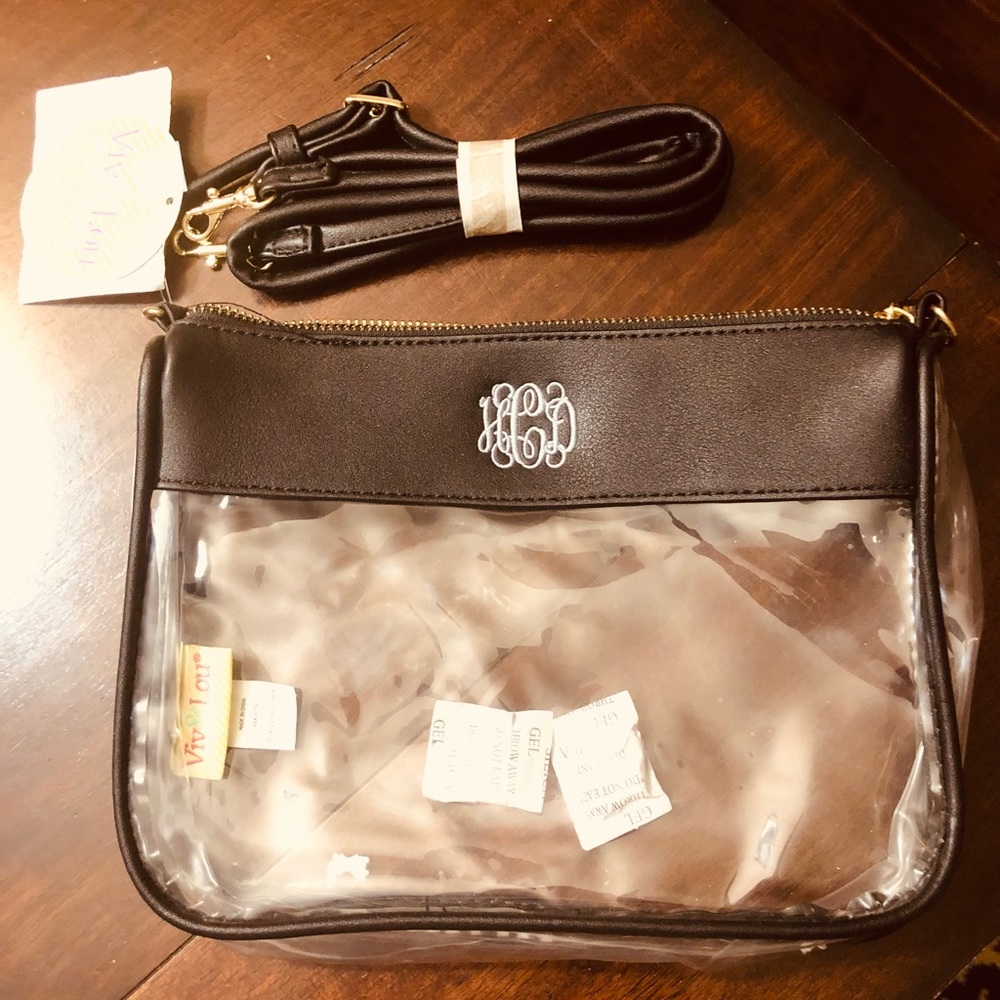 Clear crossbody purse
